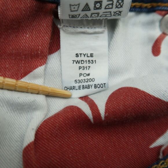 Lucky Brand Jeans Womens Size 6 Short Blue Low-Rise Charlie Baby Boot 30" Inseam - Picture 11 of 16